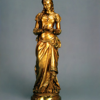Marguerite, By Adrien - Etienne Gaudez, 1845-1902, Founder F. Barbidienne 85 cm. - Visual Art