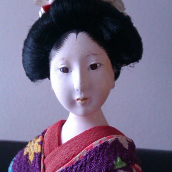 Pretty old geisha doll