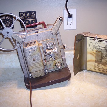 Keystone 8mm projector and Revere 8mm camera.