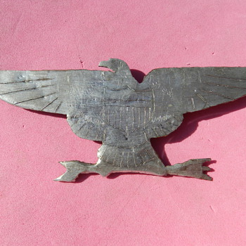 Korean War Trench Art - 1951 USS Princeton War Eagle Pin - Military and Wartime