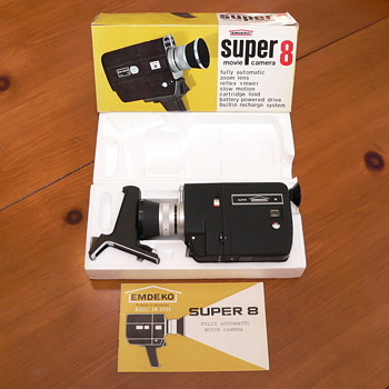 1967 Emdeko EM8500 Super 8 Camera with Box