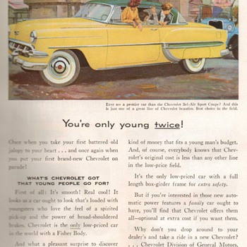1954 - Chevrolet Bel-Air Advertisement - Advertising