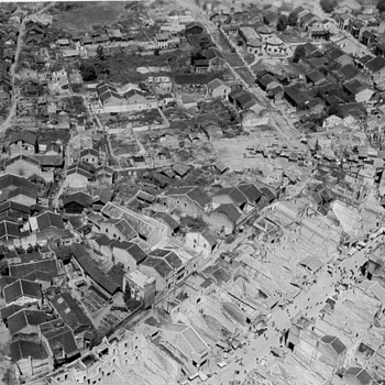 2 aerial  prints Western China 1942-45 