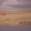 Burma Shave  Rental Check and Letter