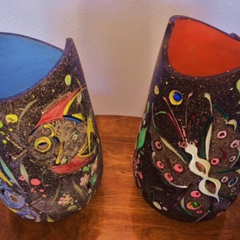 Mexican ceramic lamps - Art Pottery