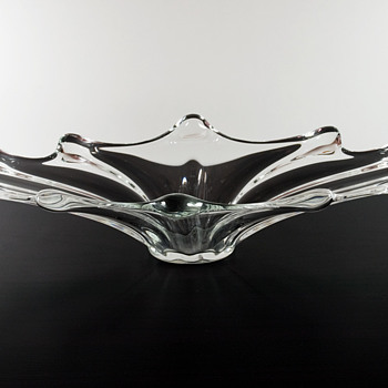 #30 Large Bulb Oval Bowl by Vannes Le Châtel - Art Glass