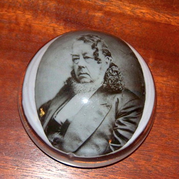 Great great Grandfather Dithridge under glass - Photographs