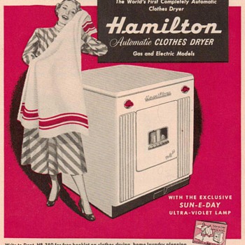 1950 - Hamilton Clothes Dryer Advertisement - Advertising