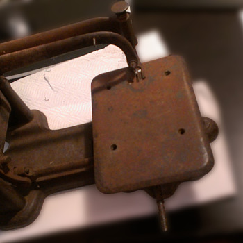 Old Rusty Sewing Machine