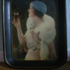 1925 Coca-Cola "Party Girl" tray