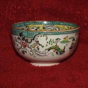 Copeland Spode open sugar bowl sold by T Goode & Co.