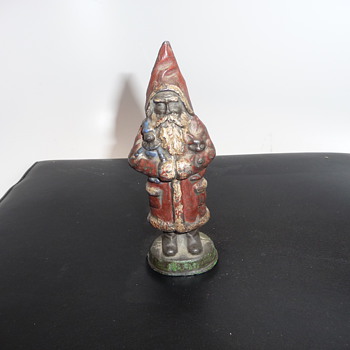Cast Iron Santa very nice, any info or thoughts appreciated? - Christmas