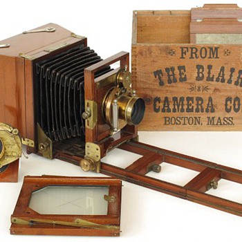 Blair Reversible Back Camera with Patent Extension Back, 1880s – 90s - Cameras