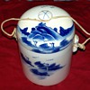 blue and white mystery