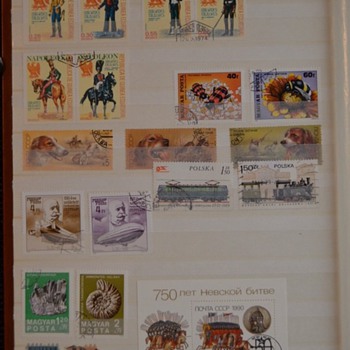 Stamp album #4 theme of the whole world - Stamps