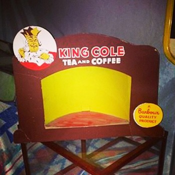 Vintage King Cole Tea Store Display - Advertising