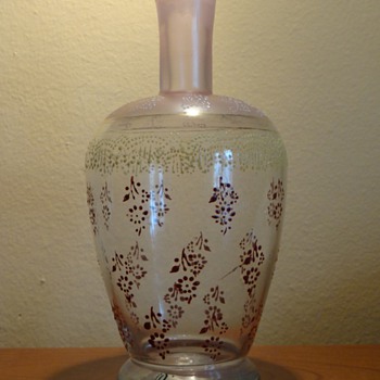 CZECH DECANTER /DATES 1900'S - Art Glass