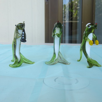 Musical Sharks - Art Glass