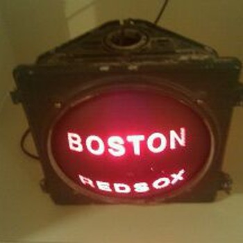 Boston Redsox street light???