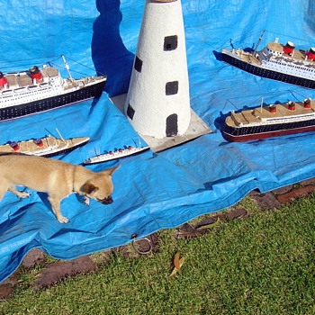 R M S QUEEN MARY models - Folk Art