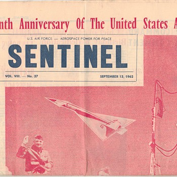 1962 - U.S. Air Force Sentinel Newspaper