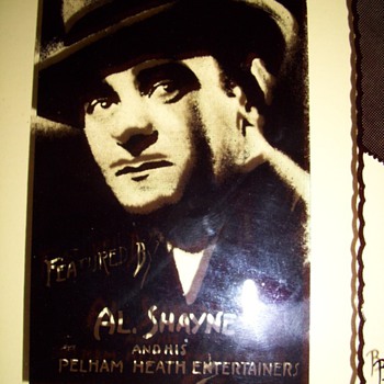 rare advertisment printed on glass in 1927 EXTREMLY RARE