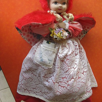 Handmade Red Riding Hood Flip Doll