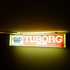 Tuborg beer lighted sign