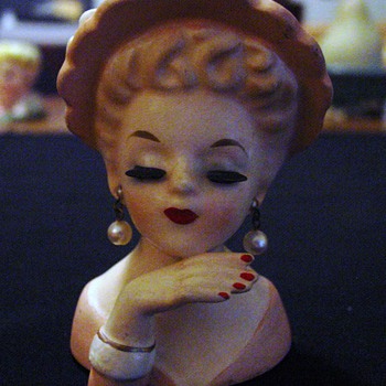 Inarco Lady's Head Vase