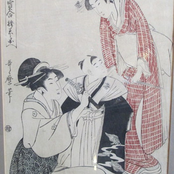 Utamaro Japanese Woodblock Prints - Asian