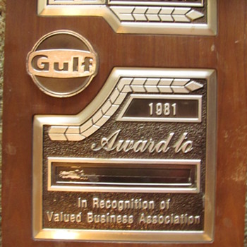 GULF 25-YEAR SERVICE AWARD - Petroliana