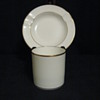 WEDGWOOD ENGLAND BONE CHINA ASHTRAY AND CIG HOLDER
