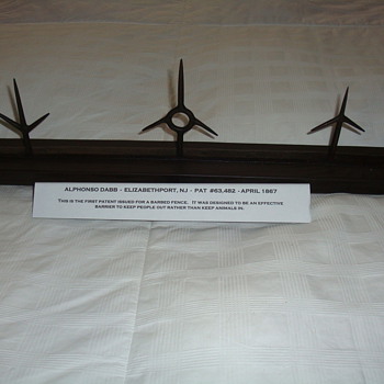 FIRST BARBED FENCE - Tools and Hardware