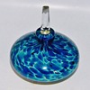 Art Glass Blue Perfume Bottle Signed HB 2000??  HeLp!!
