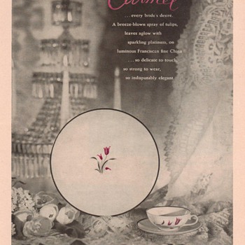 1953 Franciscan China Advertisement
