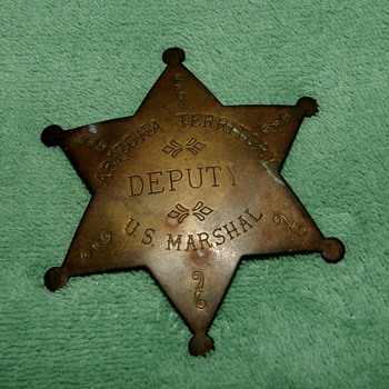 Is this Arizona Territory Deputy U.S. Marshal badge old or reproduction?