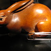  Tiny wood carved rabbit