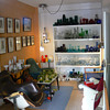 A glass collector's living room I
