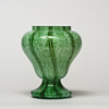 brother to my pink Welz vase in green avanturine