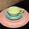 Vintage speckled dinnerware
