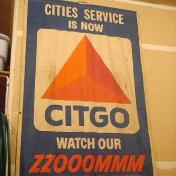 Cities Service Gas Station Sign