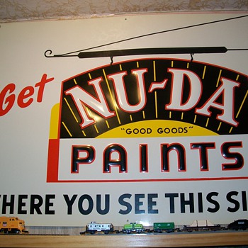 Nu-da paint sign - Signs