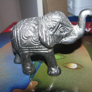 Metal Indian elephant - Animals