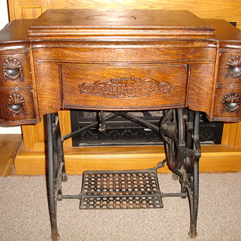 White Treadle Machine