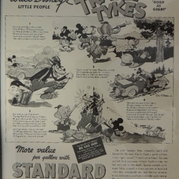 DISNEY STANDARD OIL ADDS - Advertising