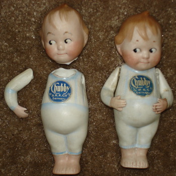 Rare Louis Wolf Chubby Bisque Germany Dolls German - Dolls