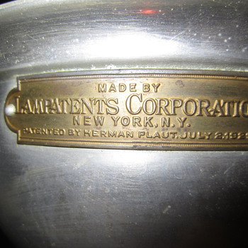 Very unique 1929 lamp.
