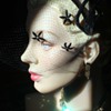 A Black Velvet Headband with a Wonderful Starry Veil