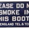New Eng. tel. & Tel. Do Not Smoke in Booth Sign