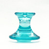 Laguneblaa candleholder, Per Lütken (Holmegaard, 1960)